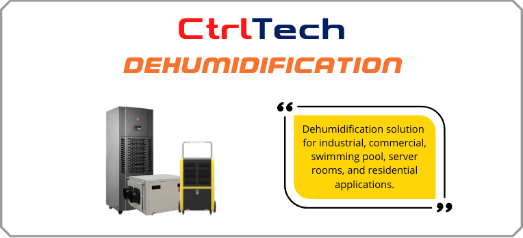 Dehumidication system for server room and home use